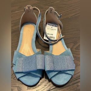 Blue Sandals Les Italiennes made in Italy sandals.